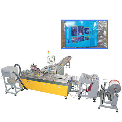 Máquina de embalagem horizontal do cartão plástico do convite do casamento